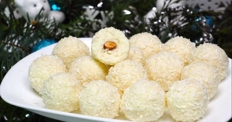 Bomboane Raffaello dietetice