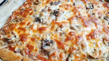 Pizza cu faina de secara