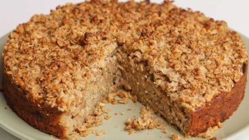 Prajitura cu banane si ovaz