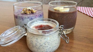 Budincade chia cu fructe