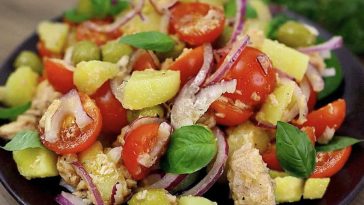 Salata de cartofi cu ton