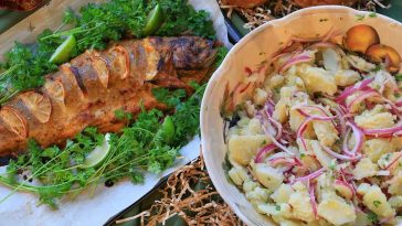 Salata de cartofi si peste