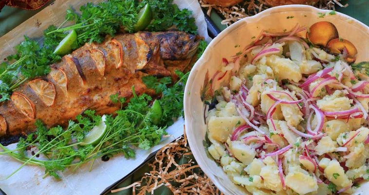 Salata de cartofi si peste