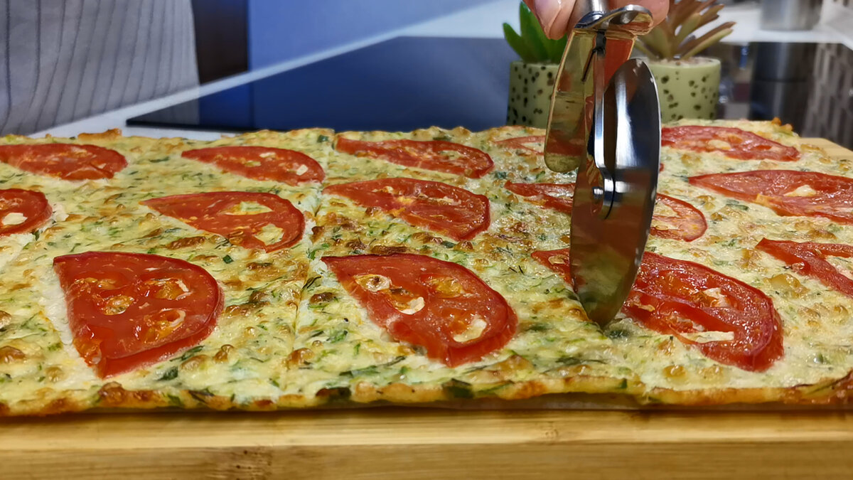 Lipie la cuptor făcută din dovlecei: