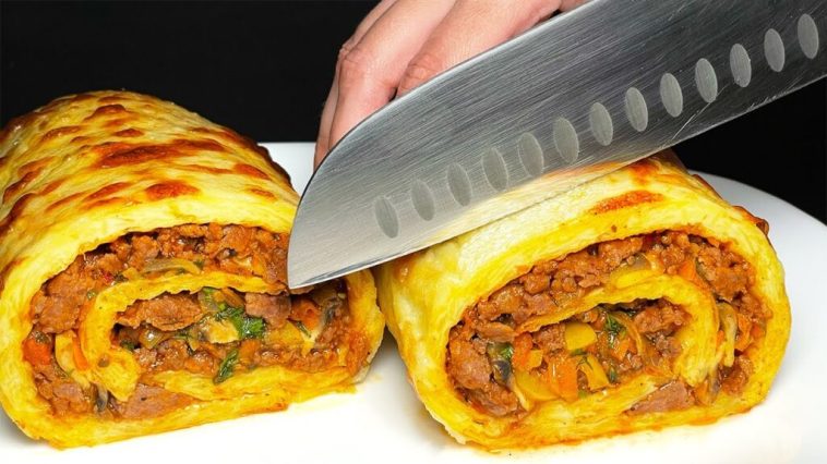 rulouri cu carne tocata