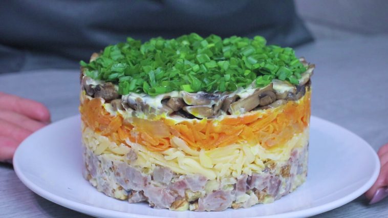 salata de ciuperci cu legume