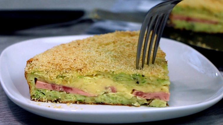 tarta de dovlecei cu sunca