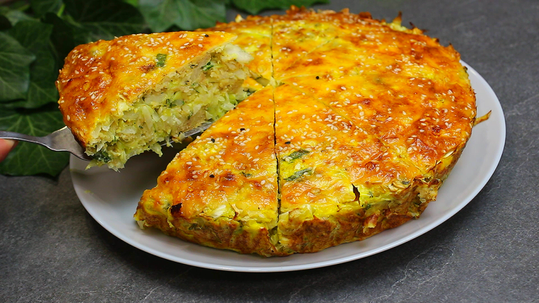 tarta de varza cu fulgi de ovaz