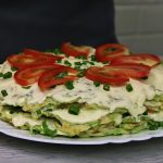 tort din clatite de dovlecei