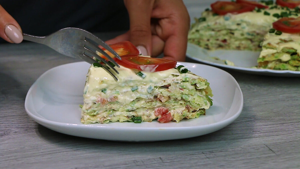 Tort din clătite de dovlecei: o rețetă ușoară de dietă