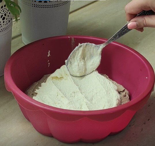 Chec bicolor din dieta mea de slăbire