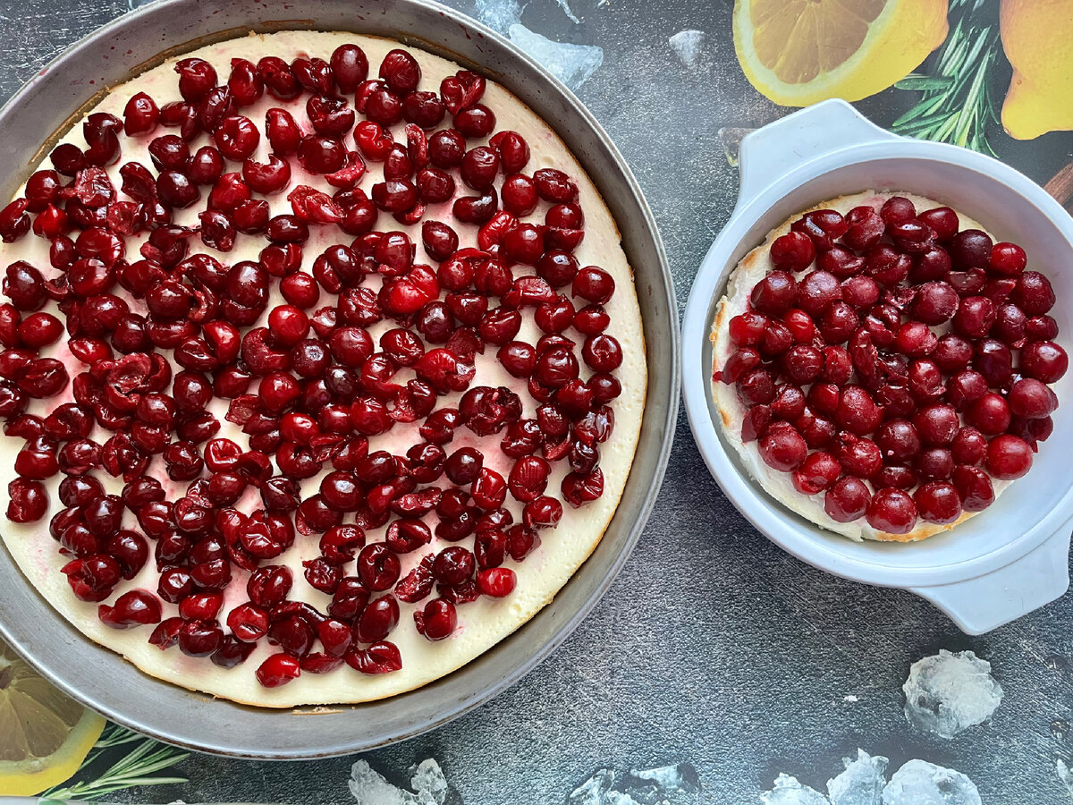 Cheesecake dietetic cu vișine