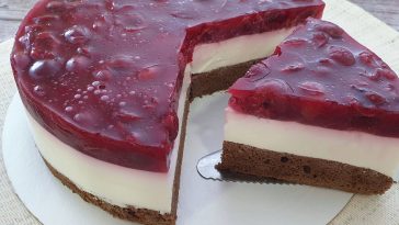 cheesecake dietetic cu visine