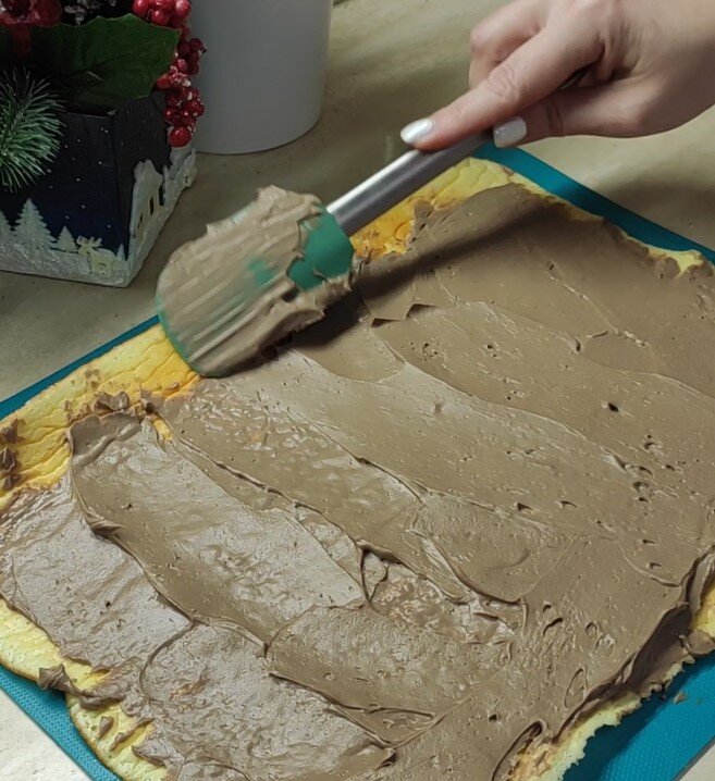 Ruladă dulce cu un conținut scăzut de carbohidrați
