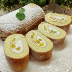 rulada cu branza si piersici