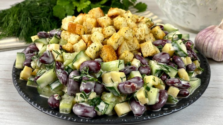 salata cu fasole rosie