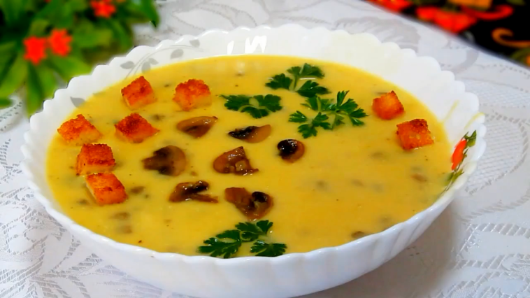 supa crema cu ciuperci