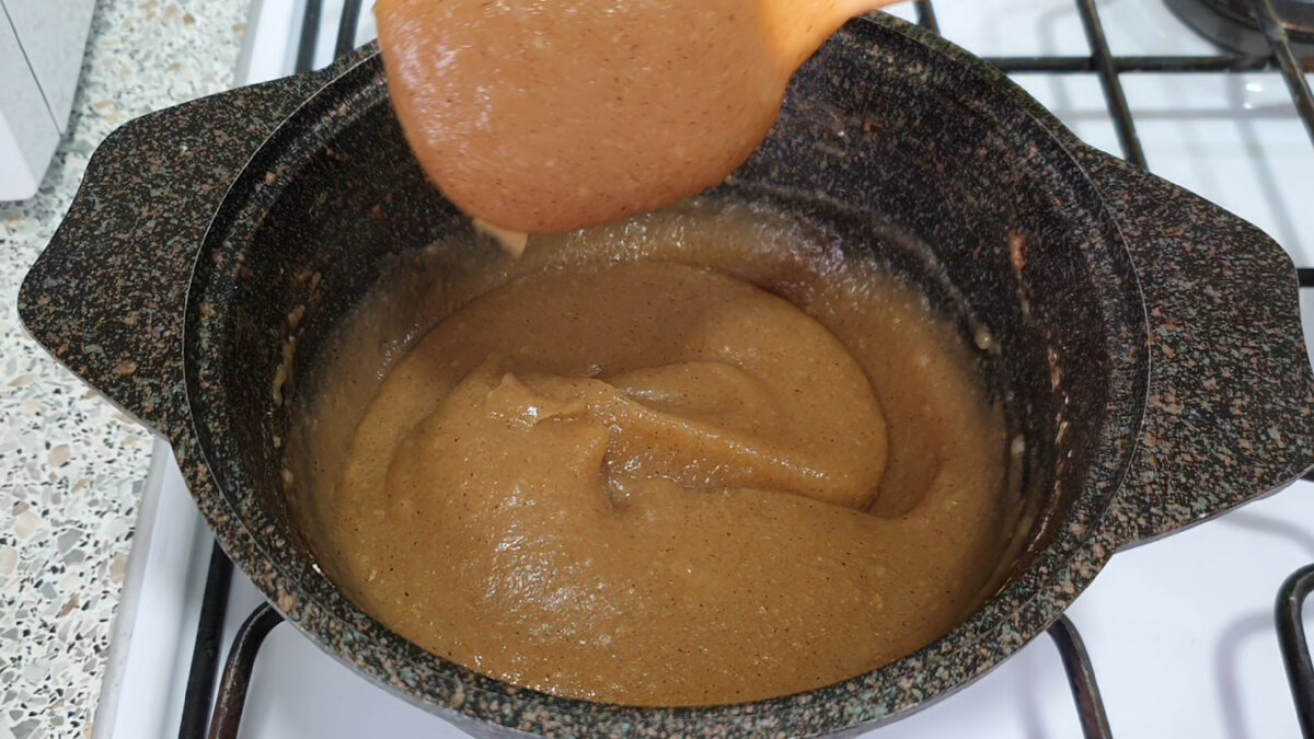 Tort dietetic cu mousse de mere - Umplutura