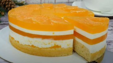 tort dietetic cu mandarine