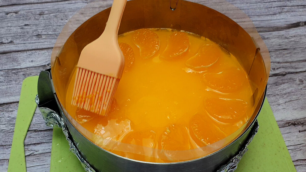 Tort mousse cu mandarine
