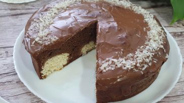 tort low carb cu ciocolata si branza