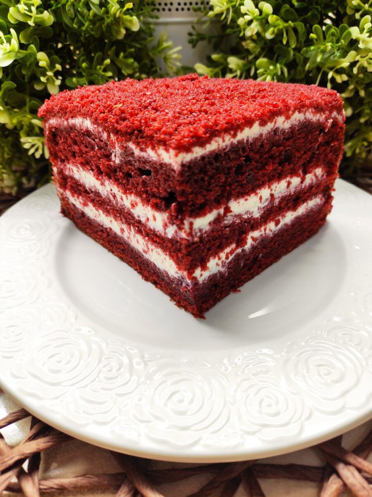 tort red velvet varianta dietetica