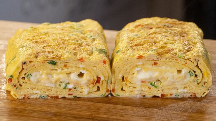 omleta sub forma de rulada